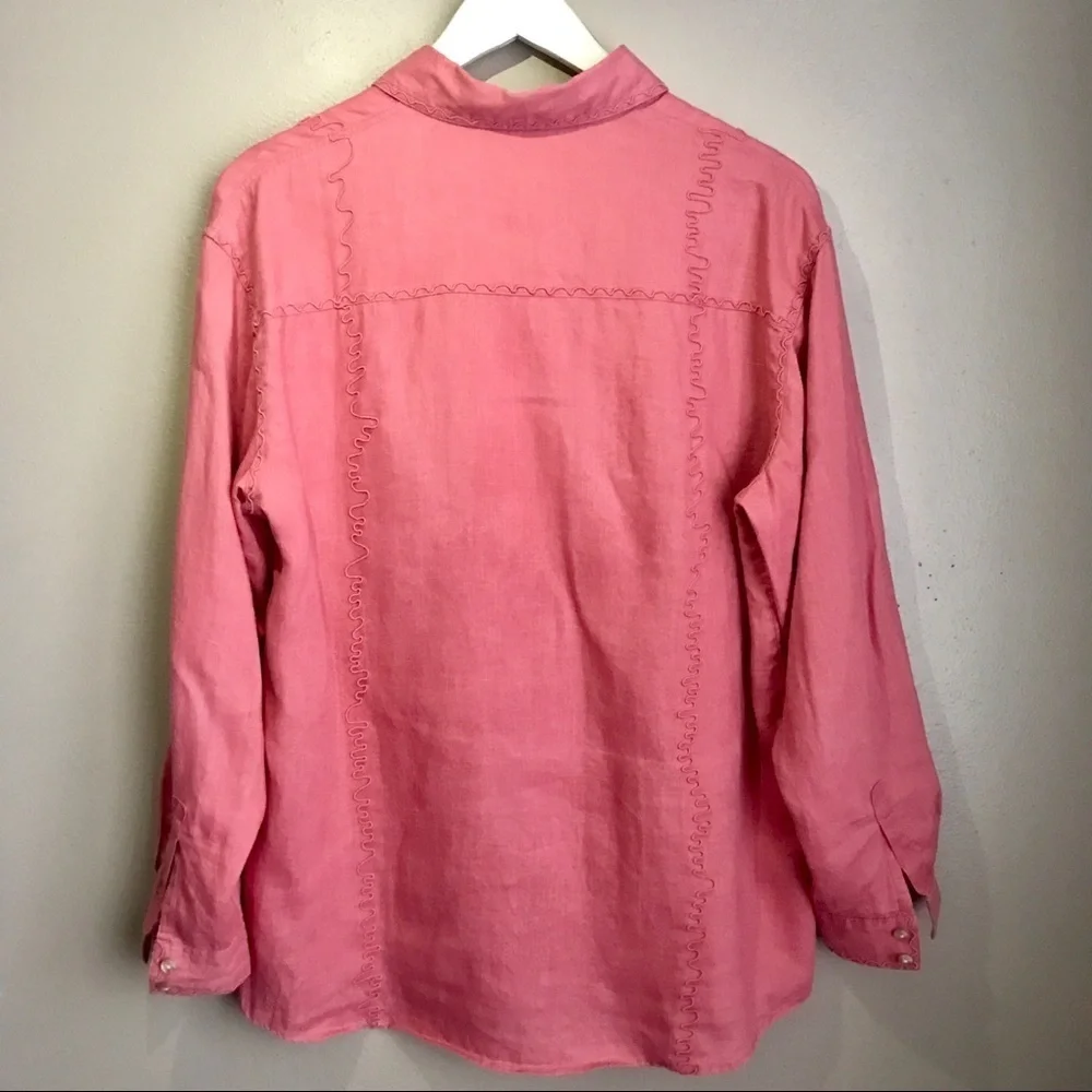 [J. Jill] Pink Button Down Shirt